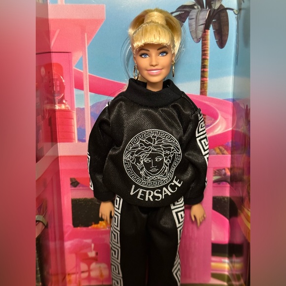BARBIE THE MOVIE DOLL FASHION MEDUSA BLACK DRESS MARGOT ROBBIE CUSTOM  OOAK - motosdoctor.com